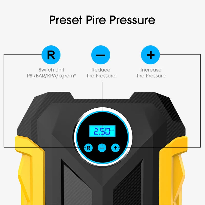 CARSUN Portable Digital Air Compressor