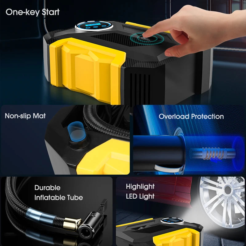 CARSUN Portable Digital Air Compressor