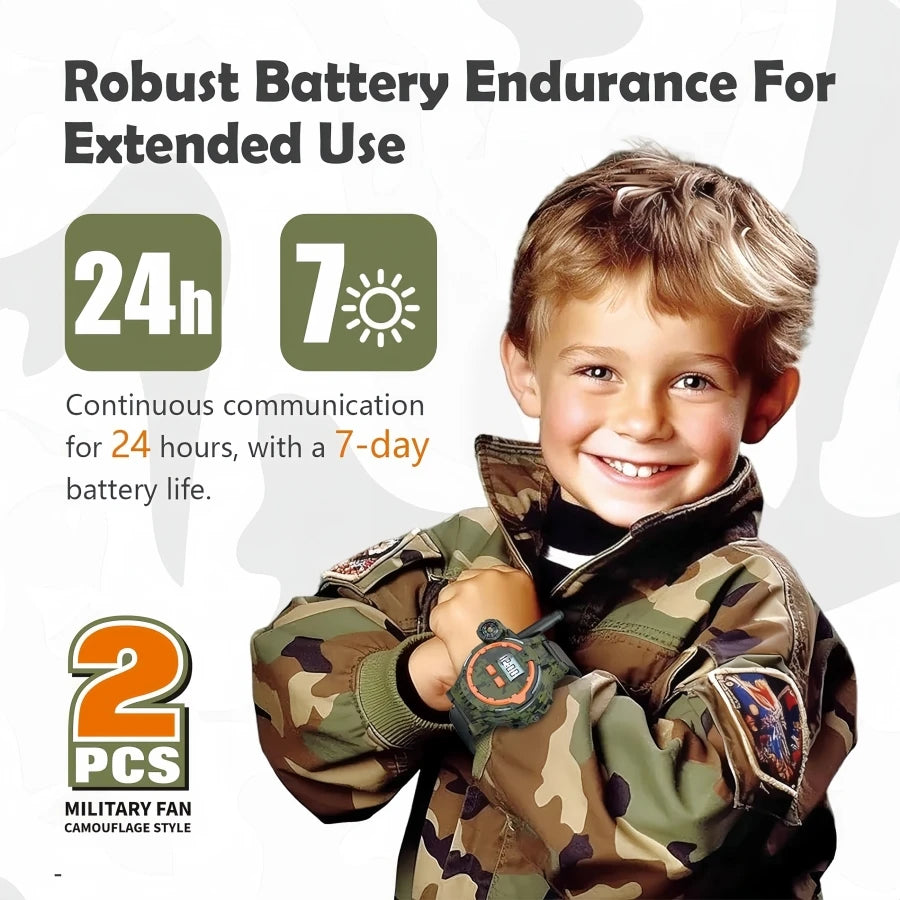 Rechargeable Walkie Talkies Watches For Kids