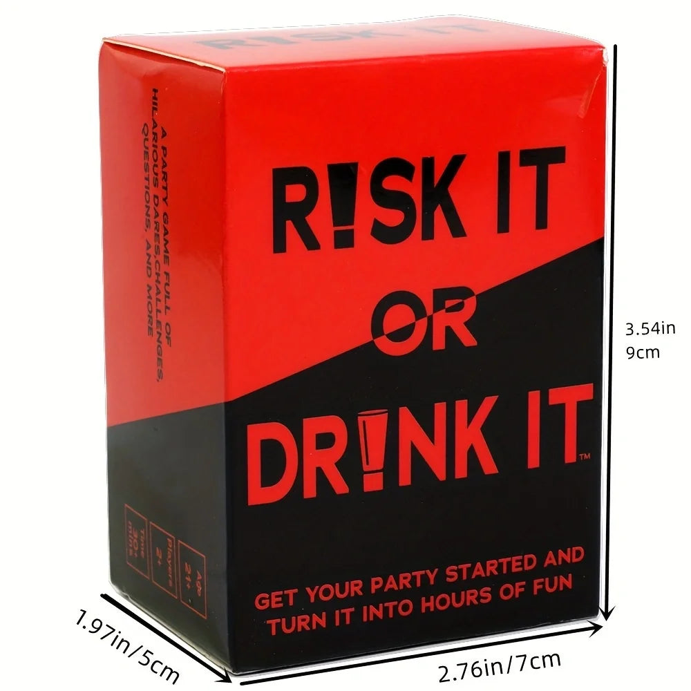 Risk It Or Drink It Card Game