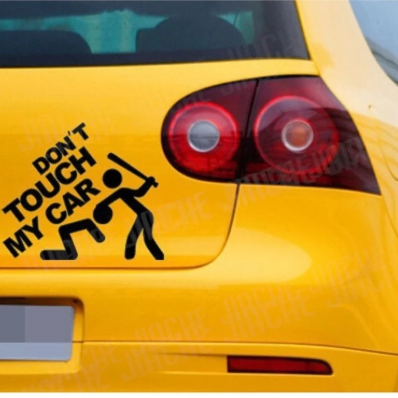 Don't Touch My Car Vinyl Decals