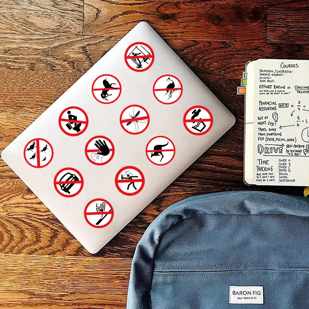Funny Warning Label Stickers