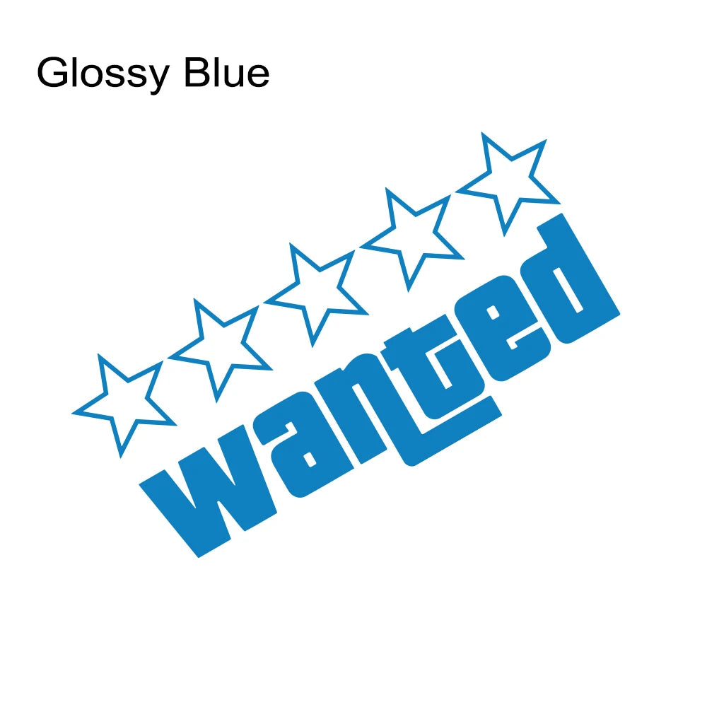 Wanted Vinyl Sticker