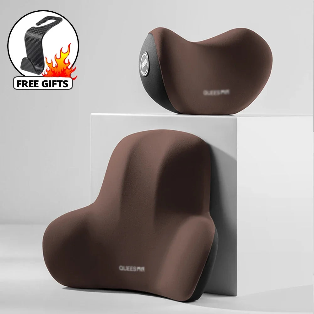 Neck & Lumbar Support Car Pilllow