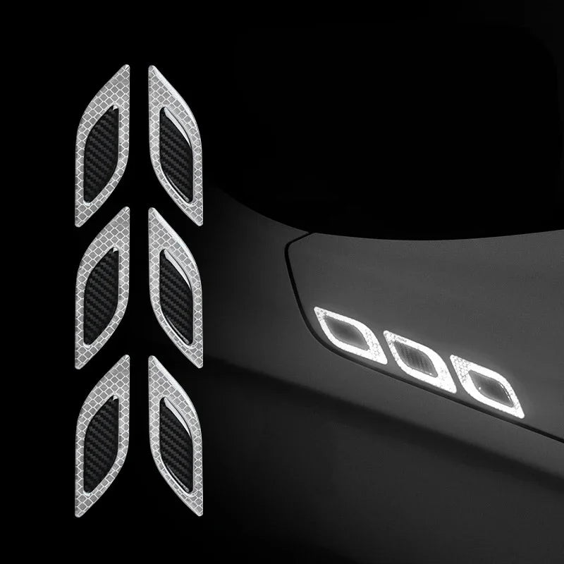 Anti-Scratch Carbon Fiber Reflective Car Decals
