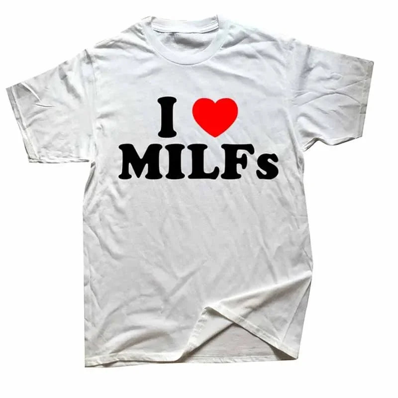 Graphic I Heart Milfs Tshirt