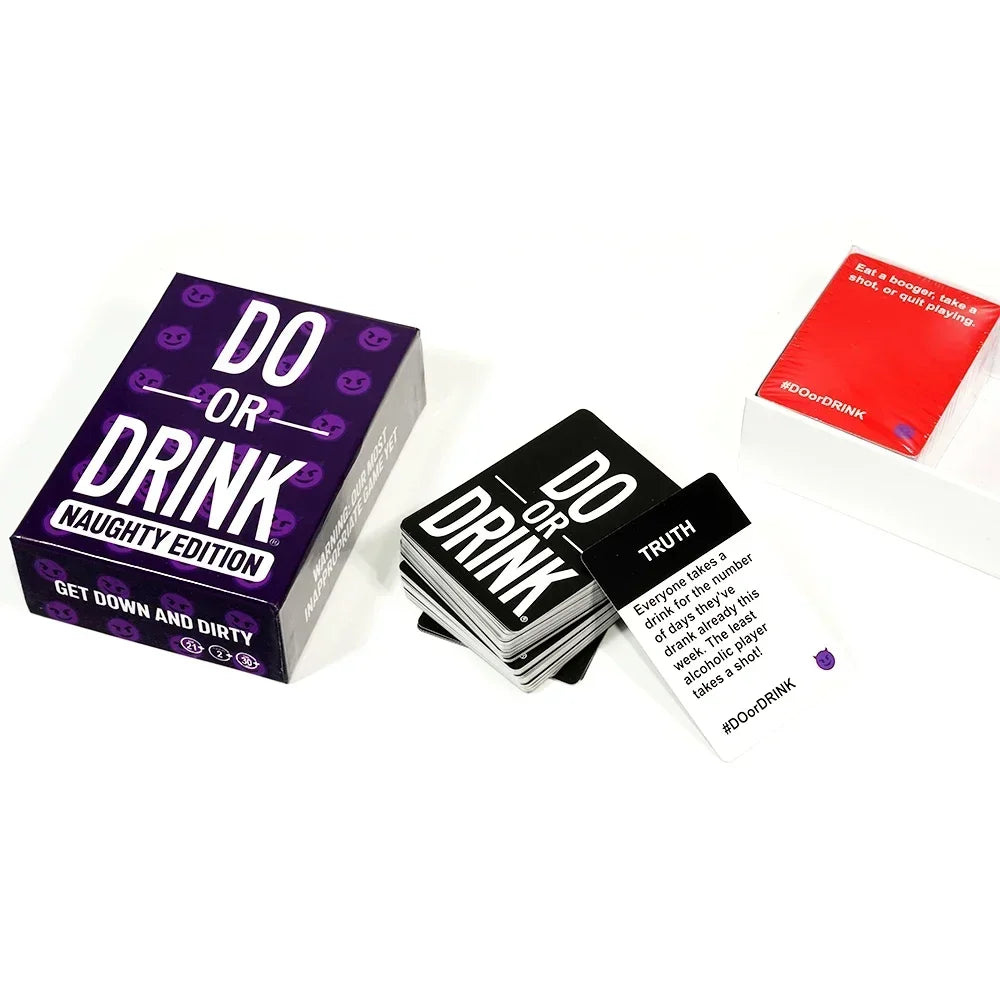 Do or Drink Naughty Edition Drinking Game