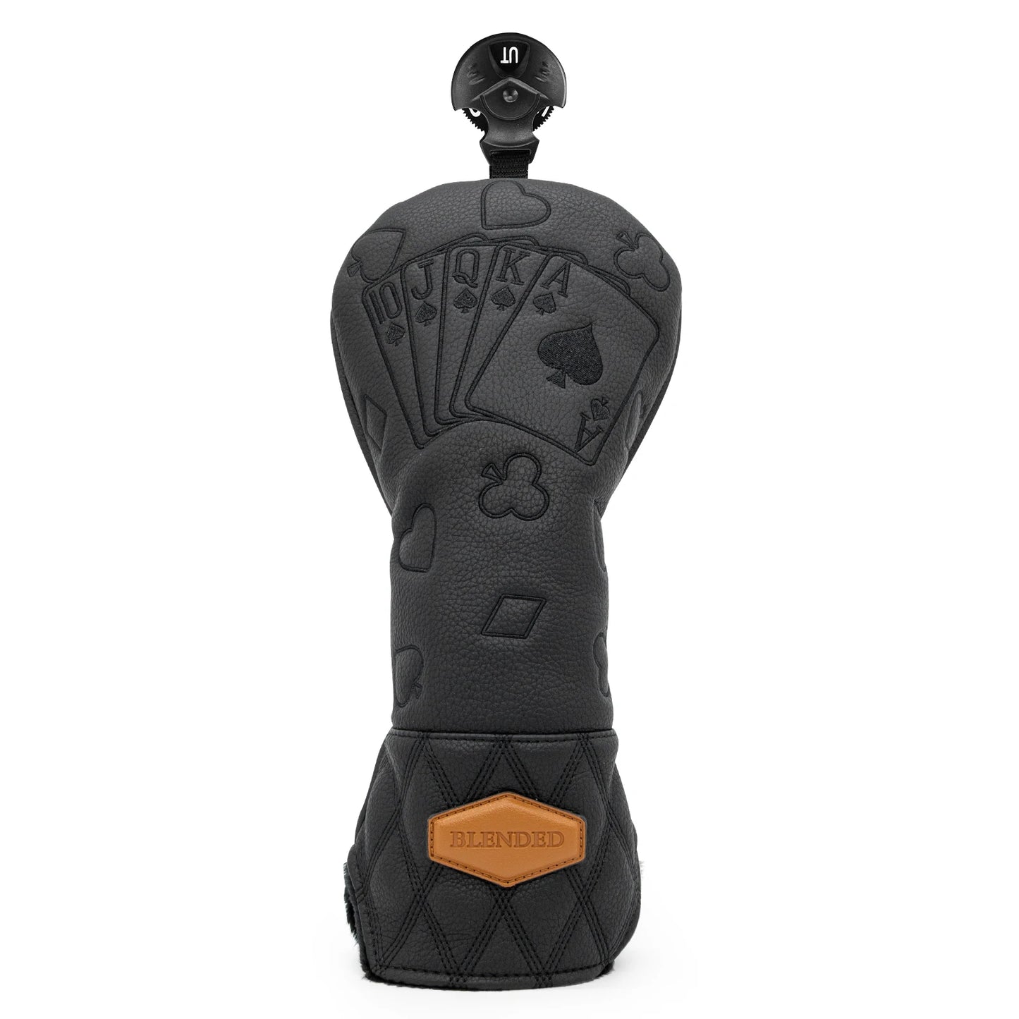 Black Lucky Poker Design Headcovers