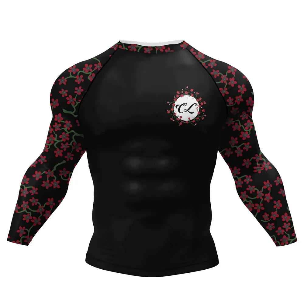Long Sleeved Gym Rashguard Shirts