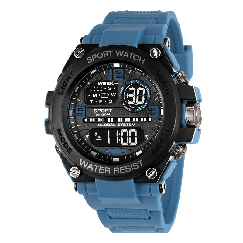 Waterproof Electronic AntiShock Wrist Watch