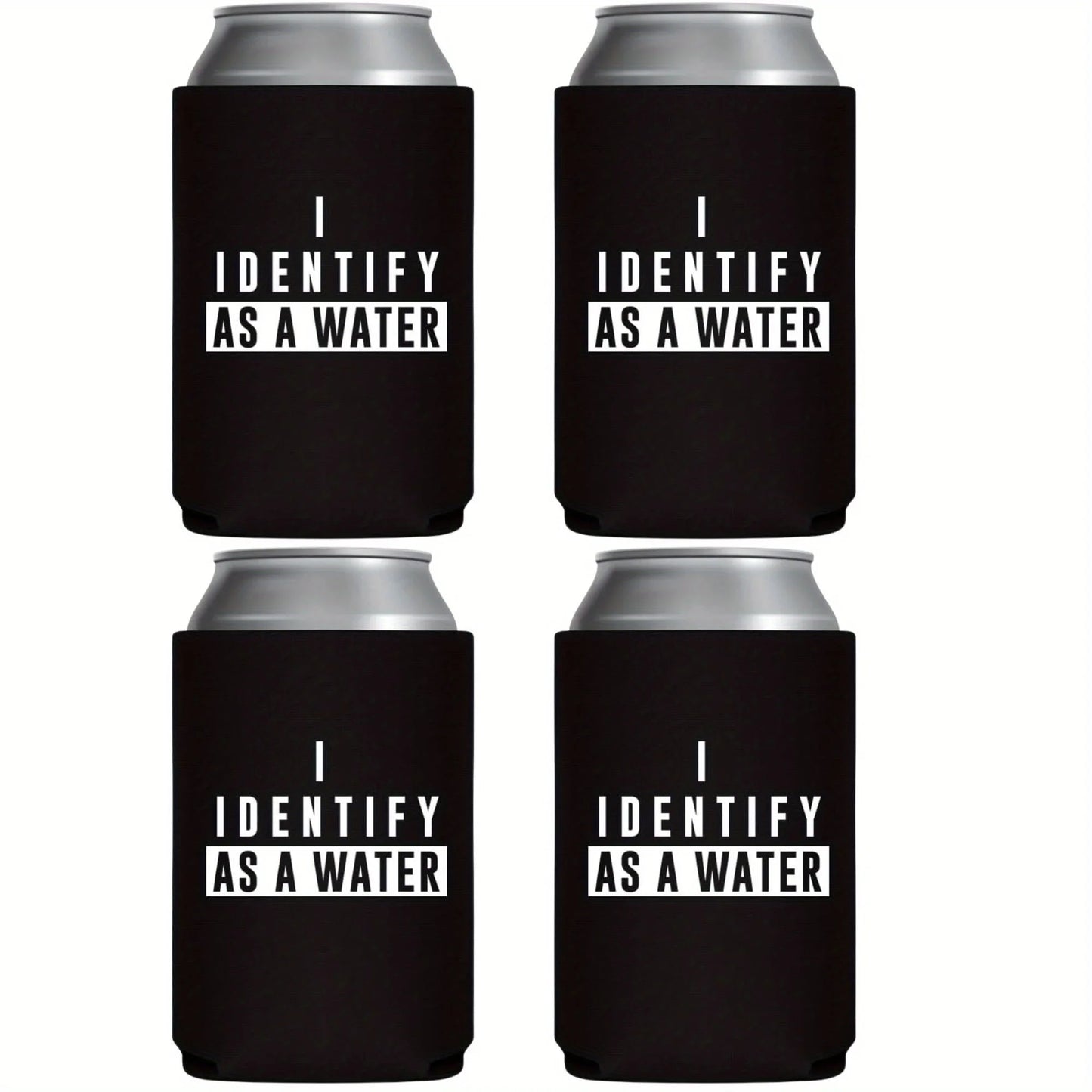 4 pack I Identify As A Water Coolers