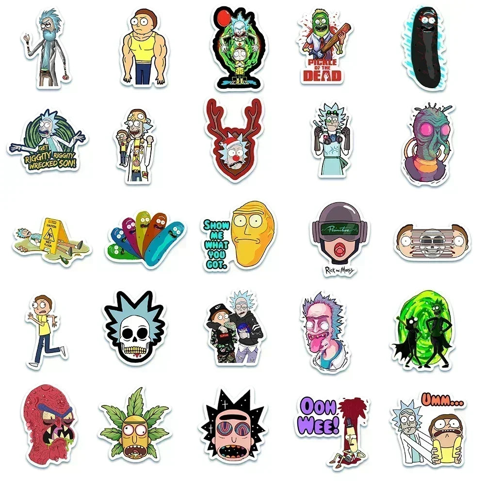 Rick & Morty Stickers