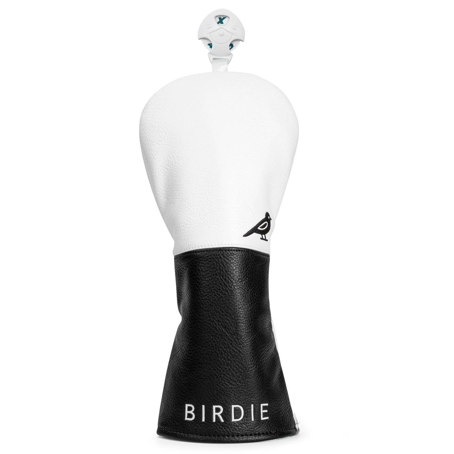 White Premium Leather Birdie Golf Headcovers