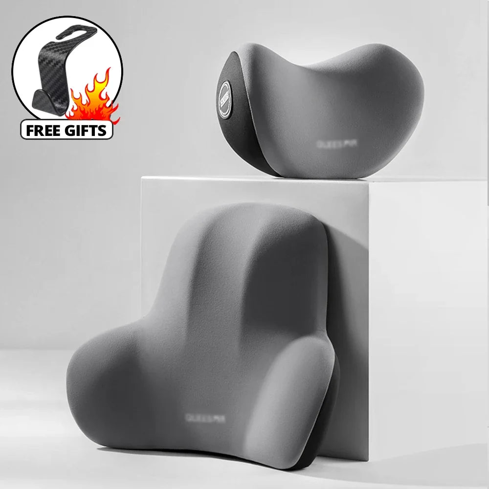 Neck & Lumbar Support Car Pilllow