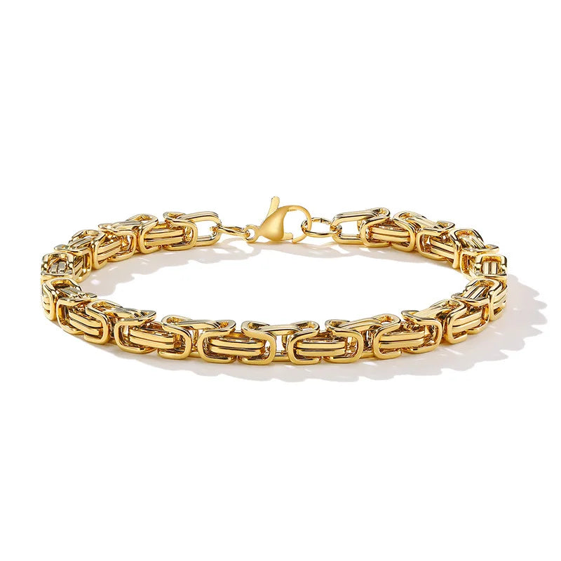 Vnox Oxidized Stainless Steel Bracelet
