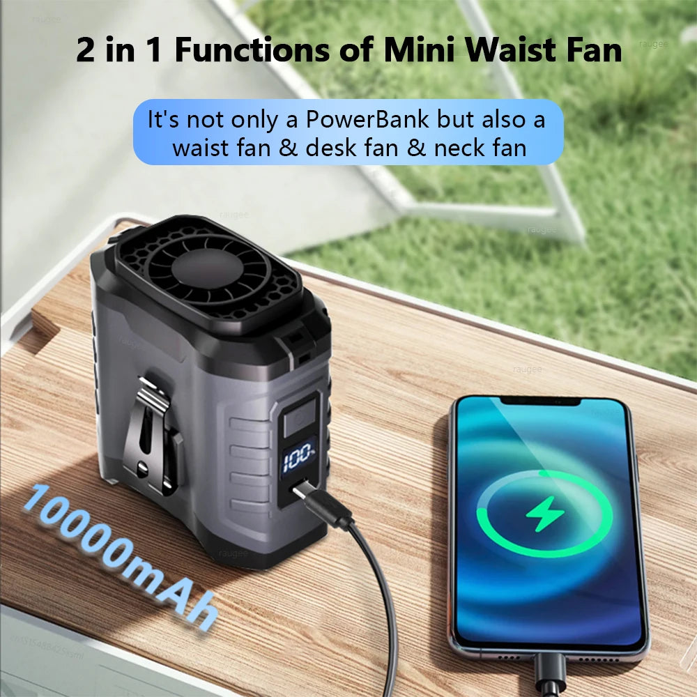 Portable Waist Mini Fan