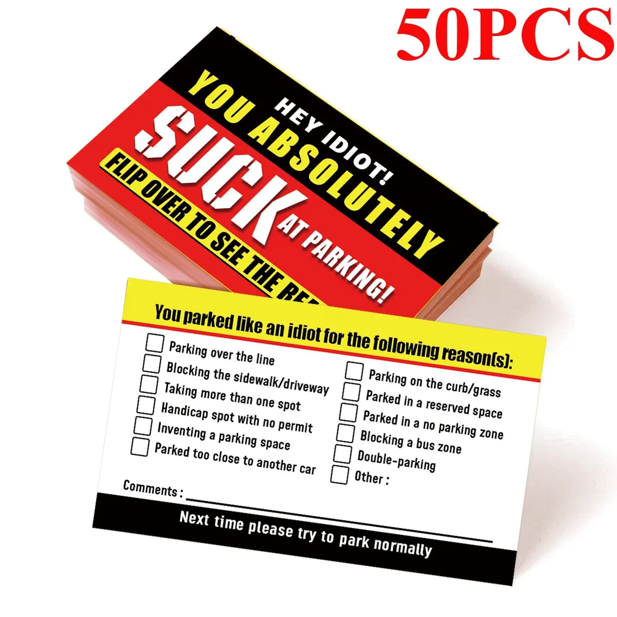 Bad Parking Business Cards