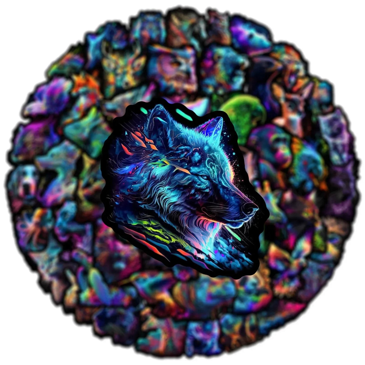 Trippy Animal Stickers