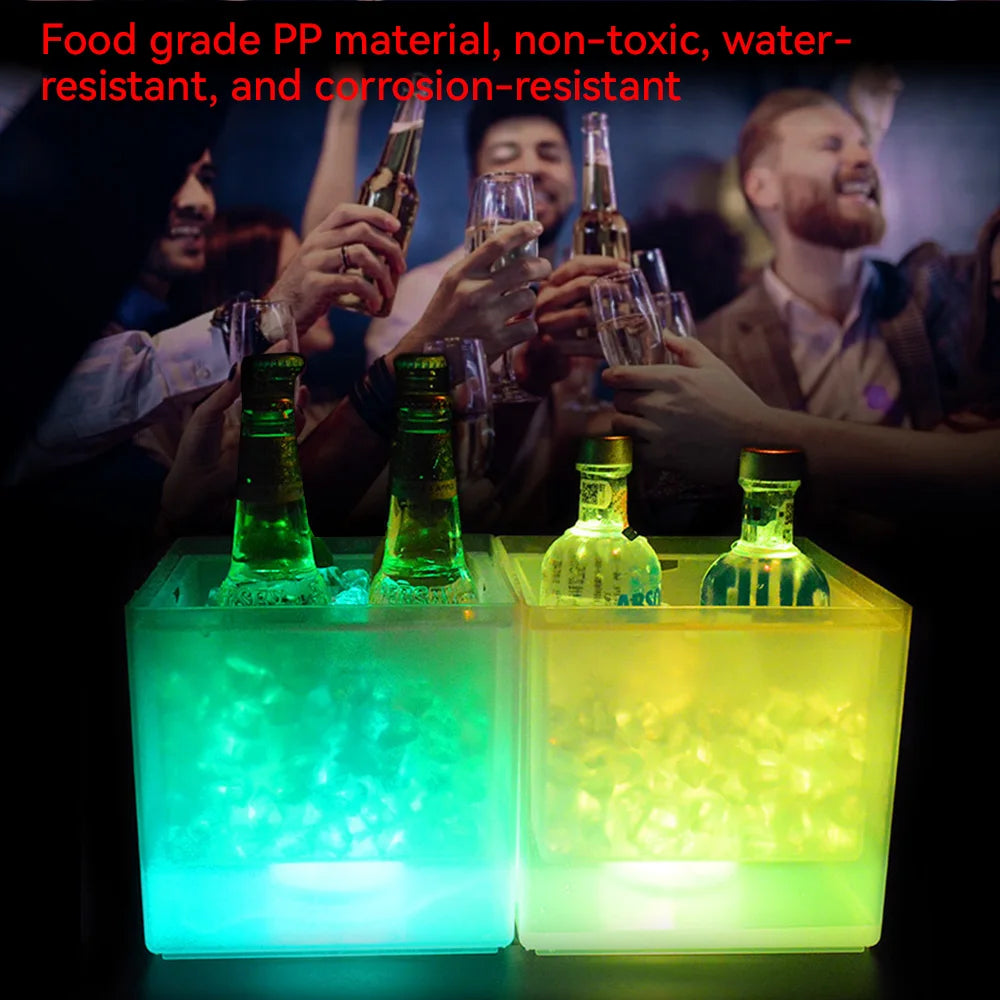 3.5L Square LED Ice Bucket