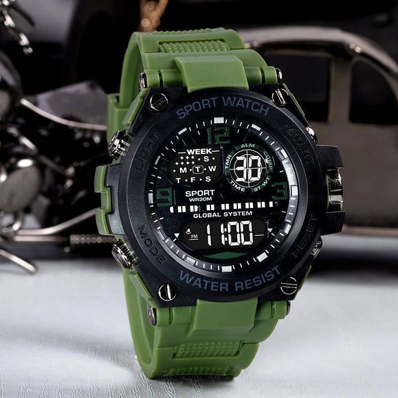 Waterproof Electronic AntiShock Wrist Watch