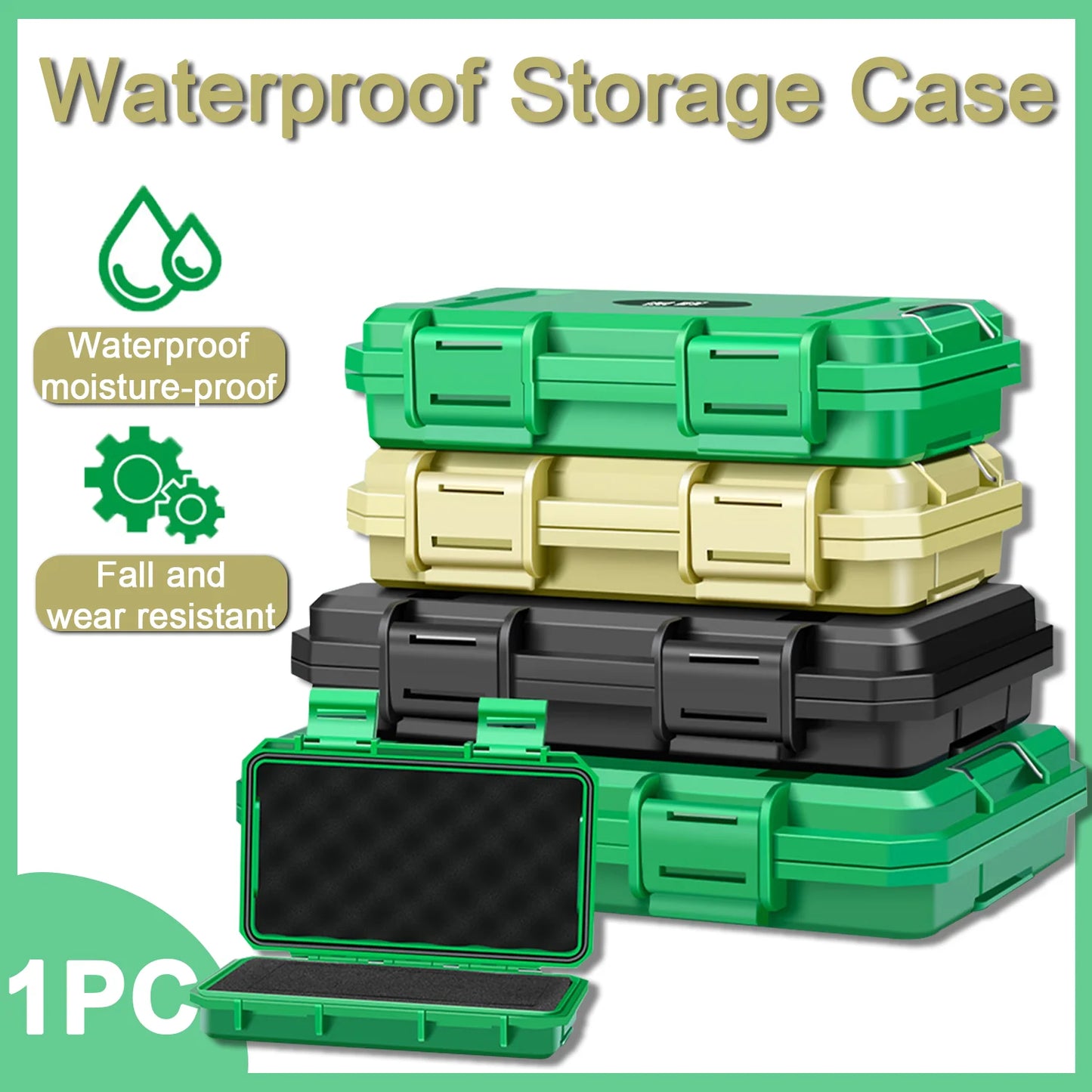 Waterproof Portable Hardware/Tool Storage Case
