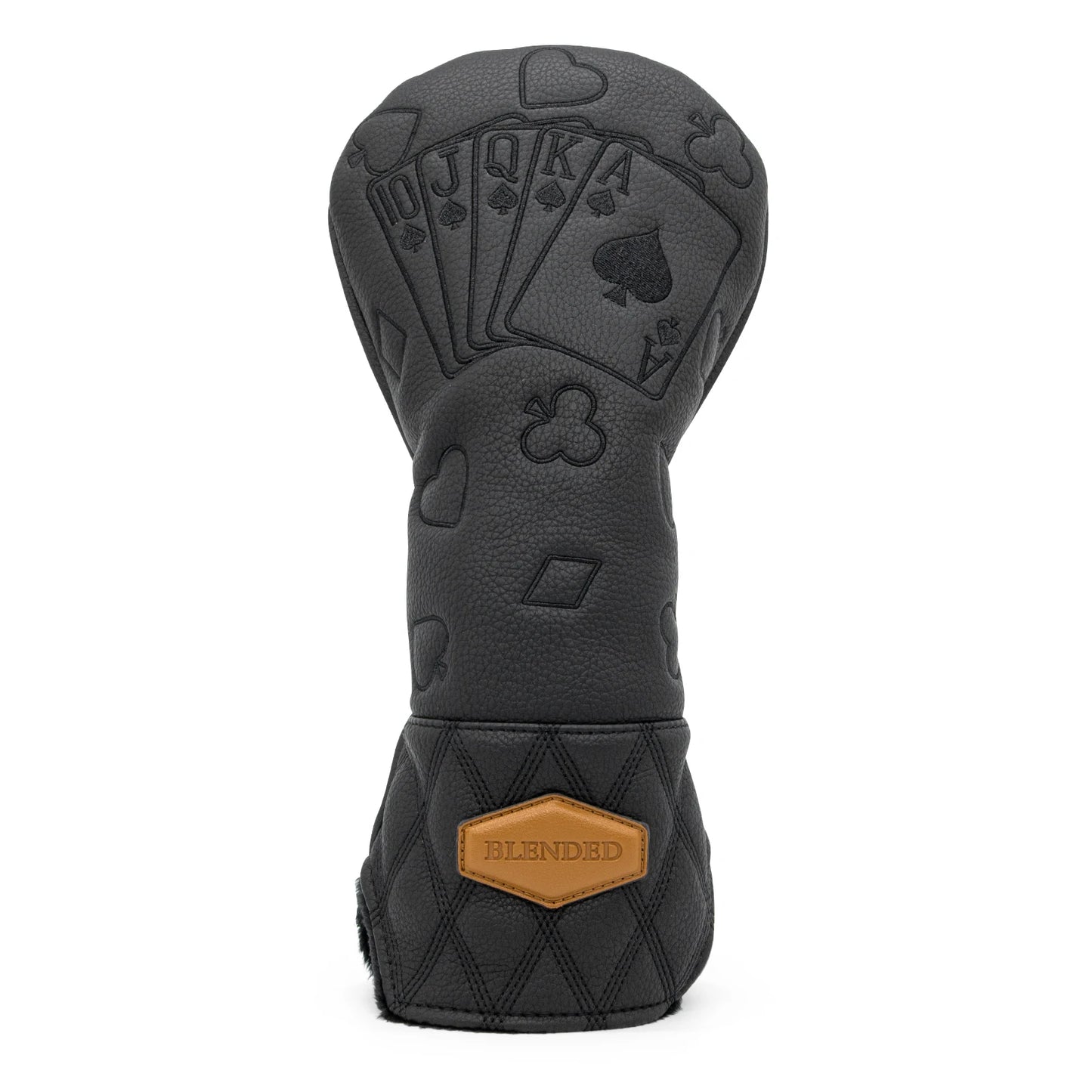 Black Lucky Poker Design Headcovers