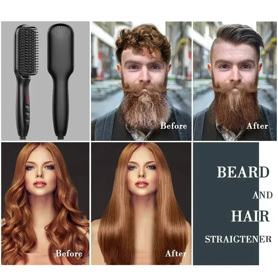 Electric Beard Straightening Brush