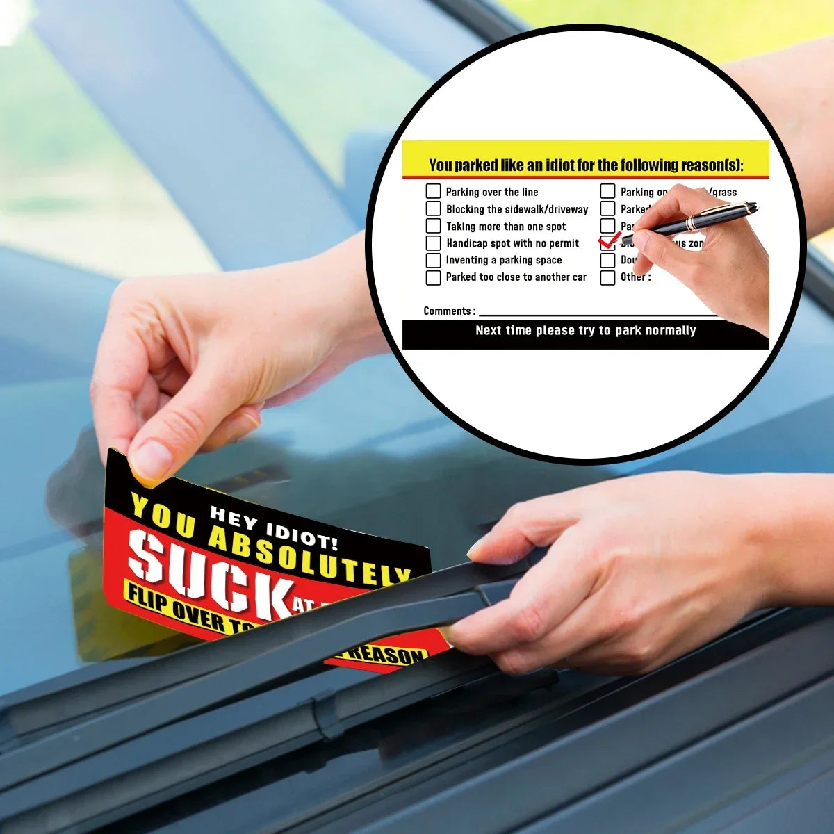Bad Parking Business Cards
