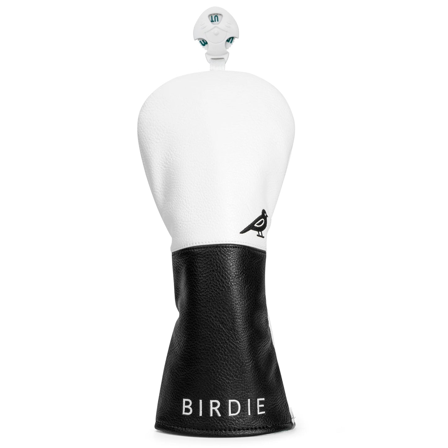 White Premium Leather Birdie Golf Headcovers