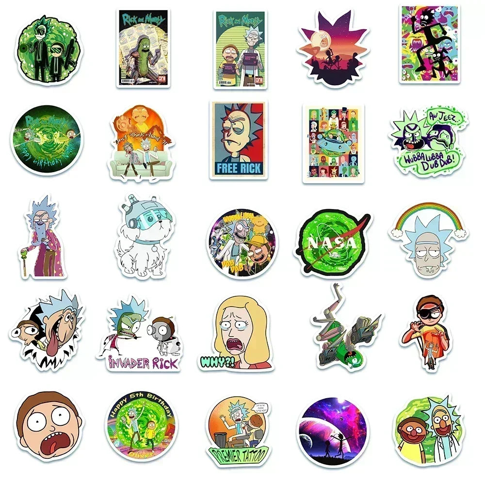 Rick & Morty Stickers
