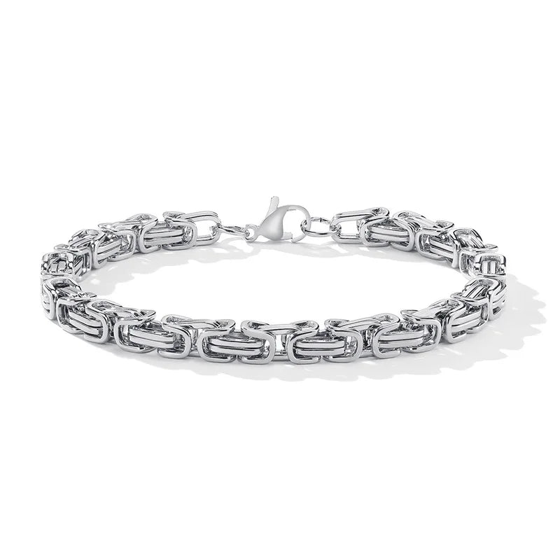 Vnox Oxidized Stainless Steel Bracelet