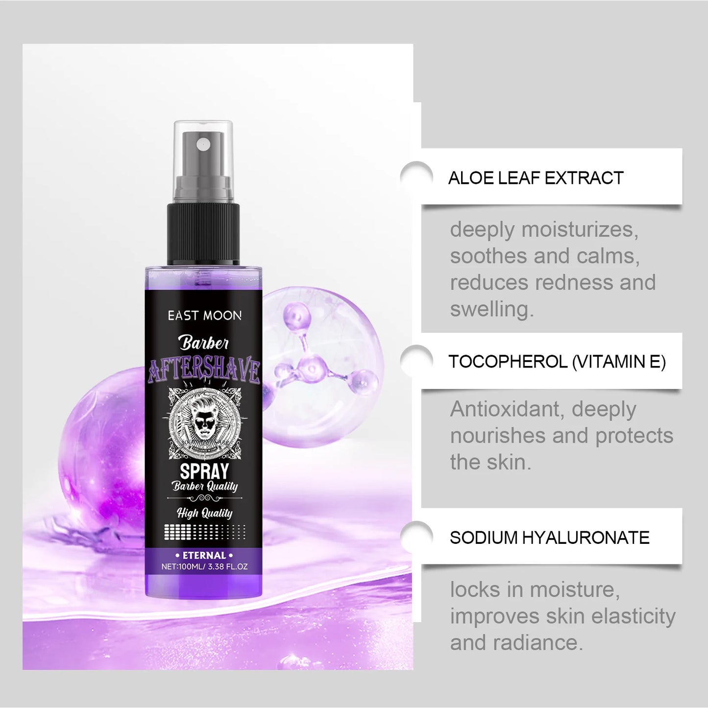 East Moon Sandalwood Aftershave Repair Serum