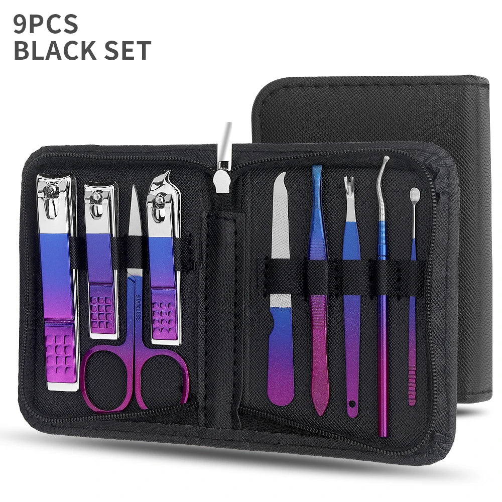 9 Or 18 Piece Manicure Set