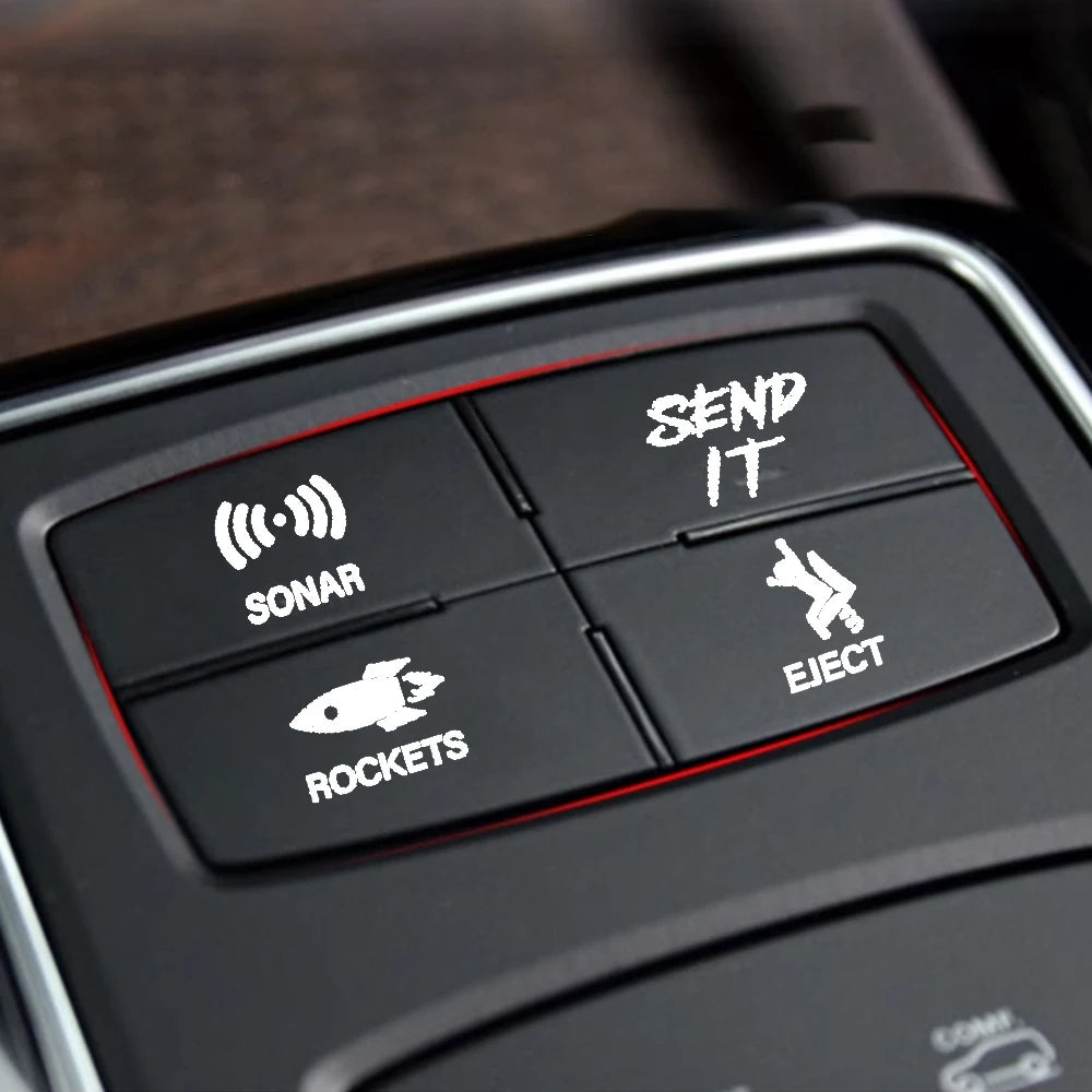 15 Set Car Dashboard Decals