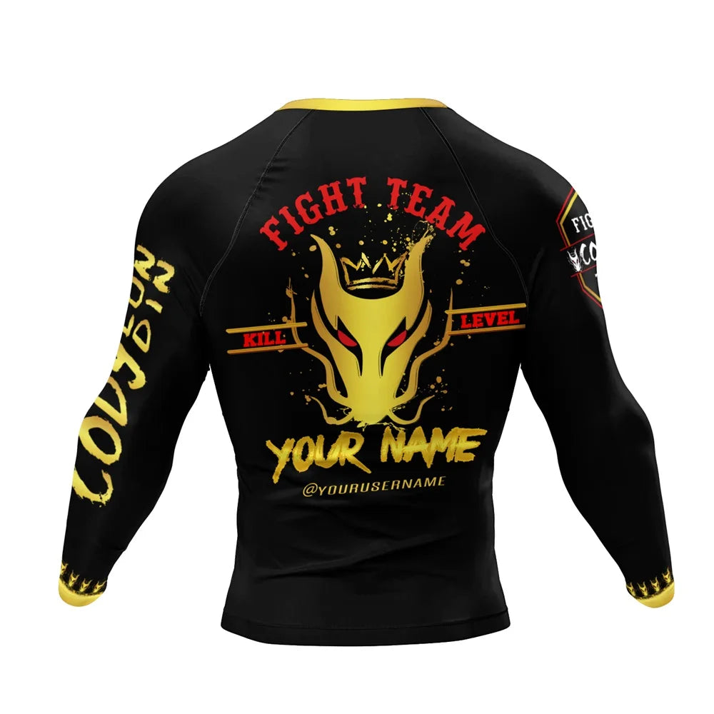Long Sleeved Gym Rashguard Shirts