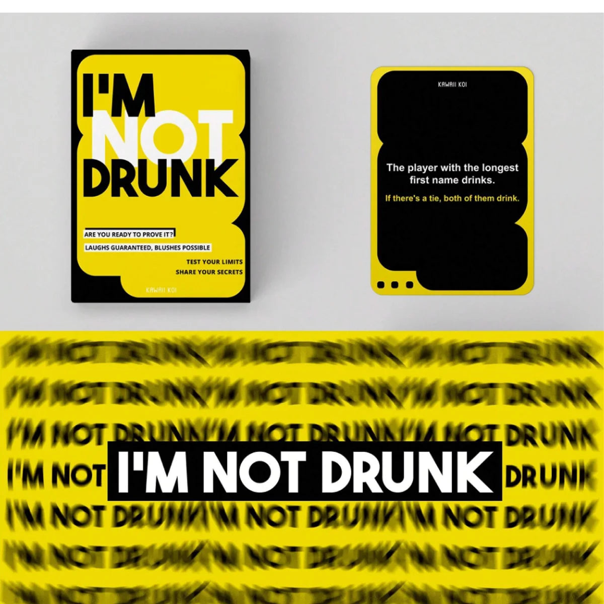 IM NOT DRUNK Drinking Card Game