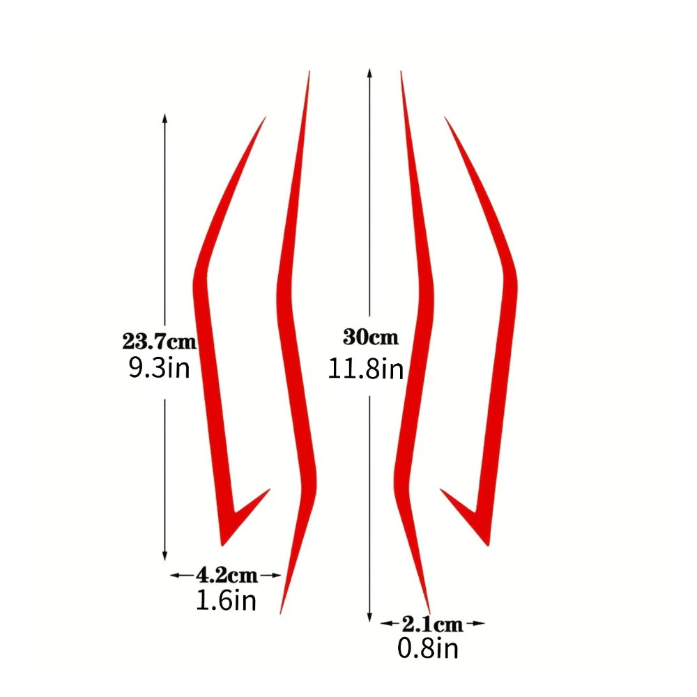 Motorcycle Reflective Decals