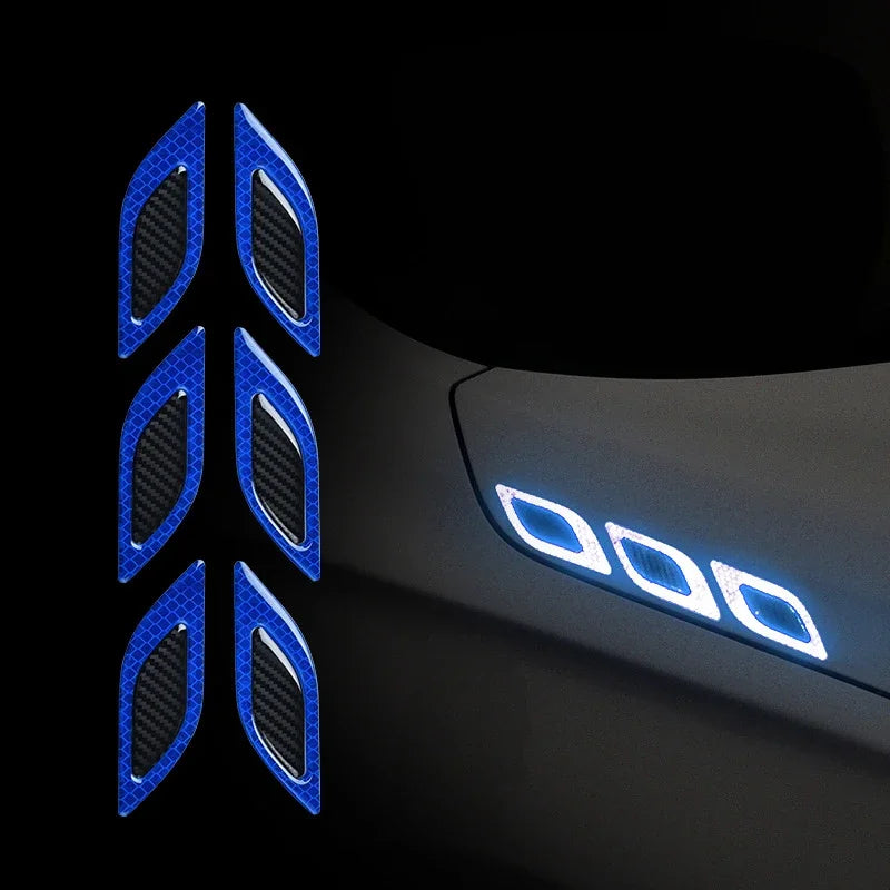 Anti-Scratch Carbon Fiber Reflective Car Decals
