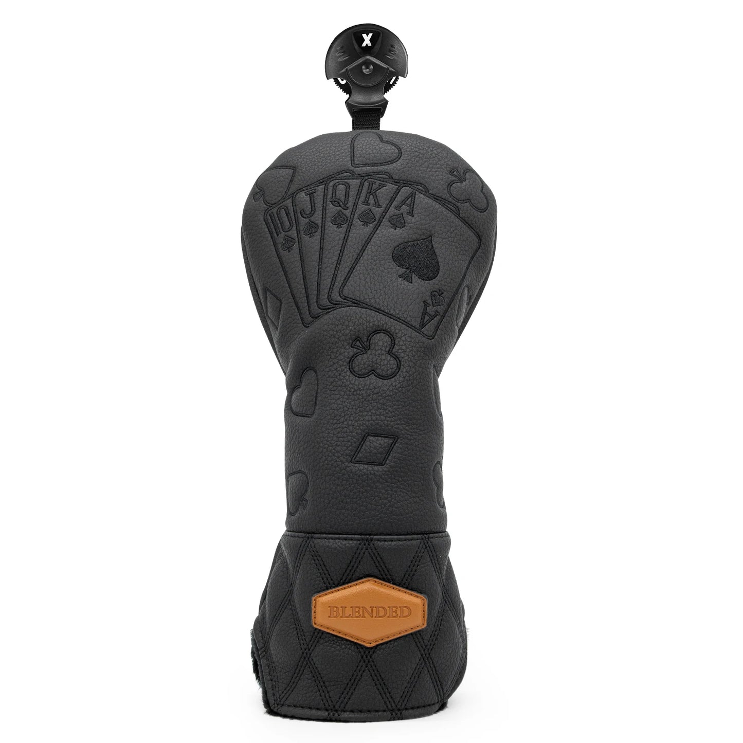 Black Lucky Poker Design Headcovers