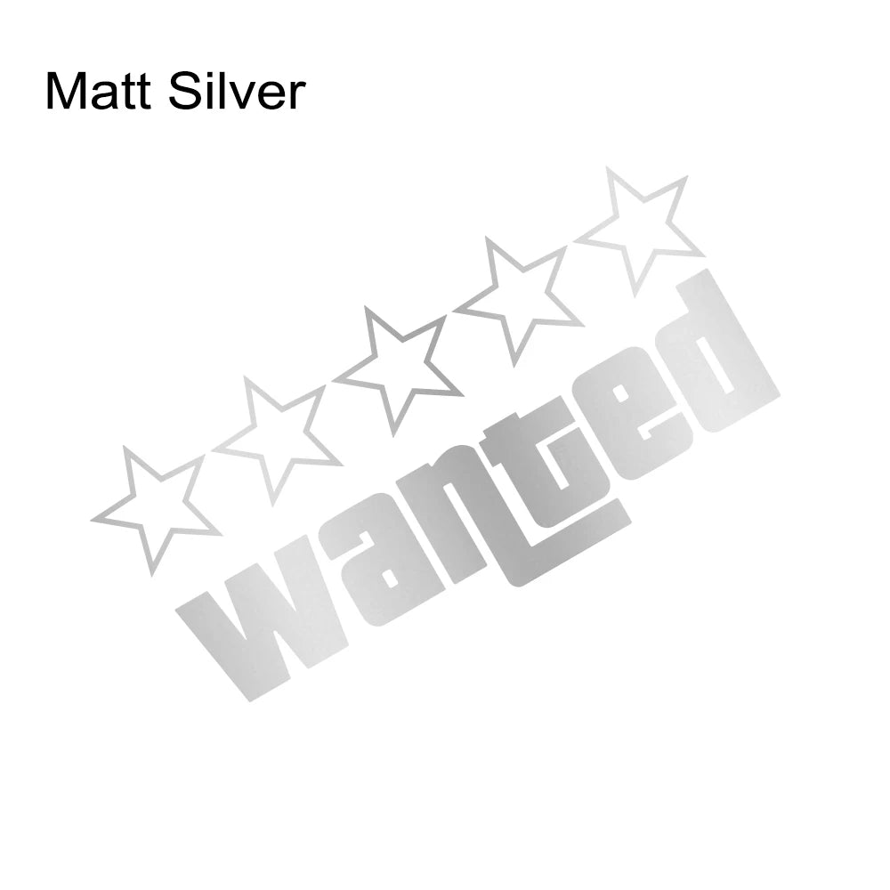 Wanted Vinyl Sticker