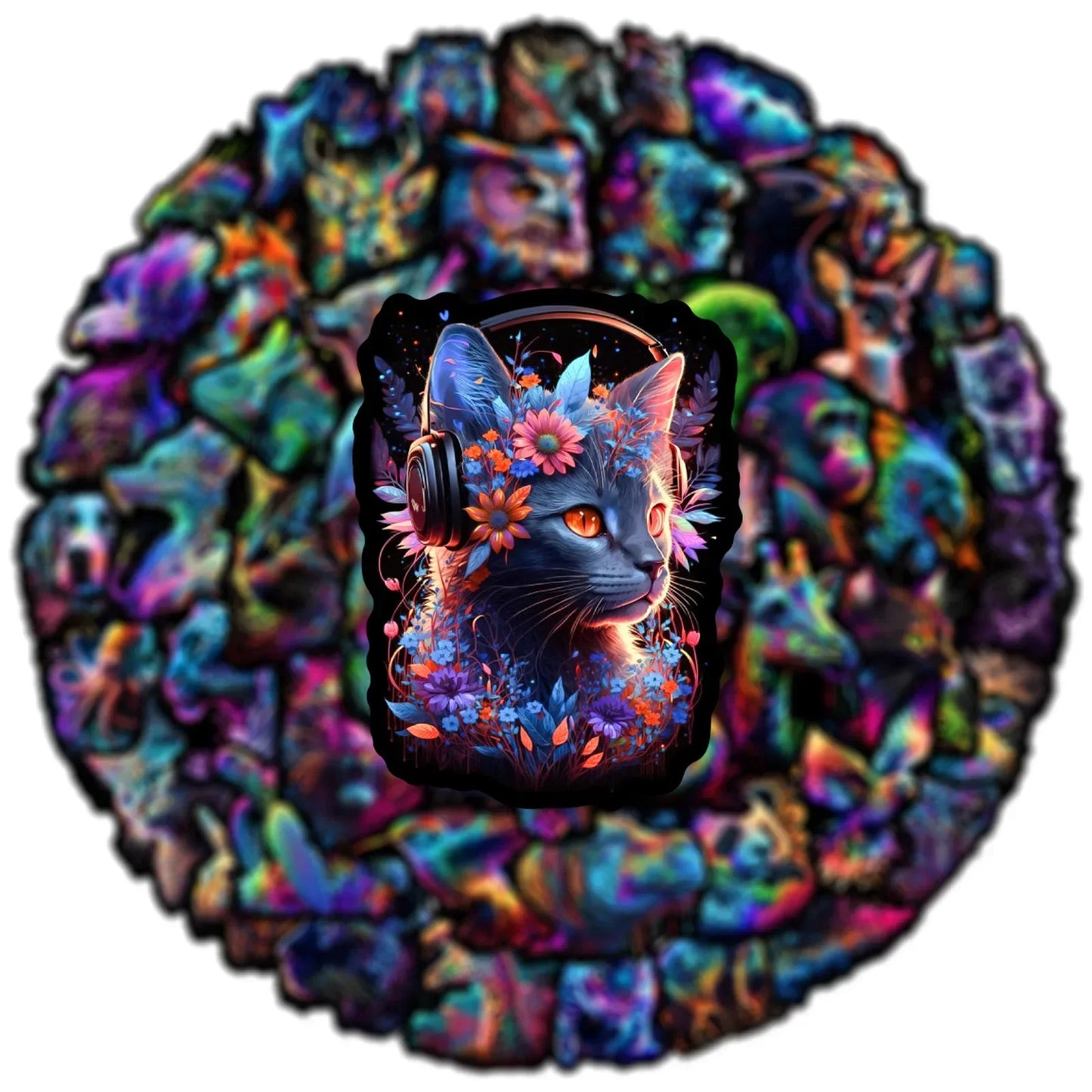 Trippy Animal Stickers