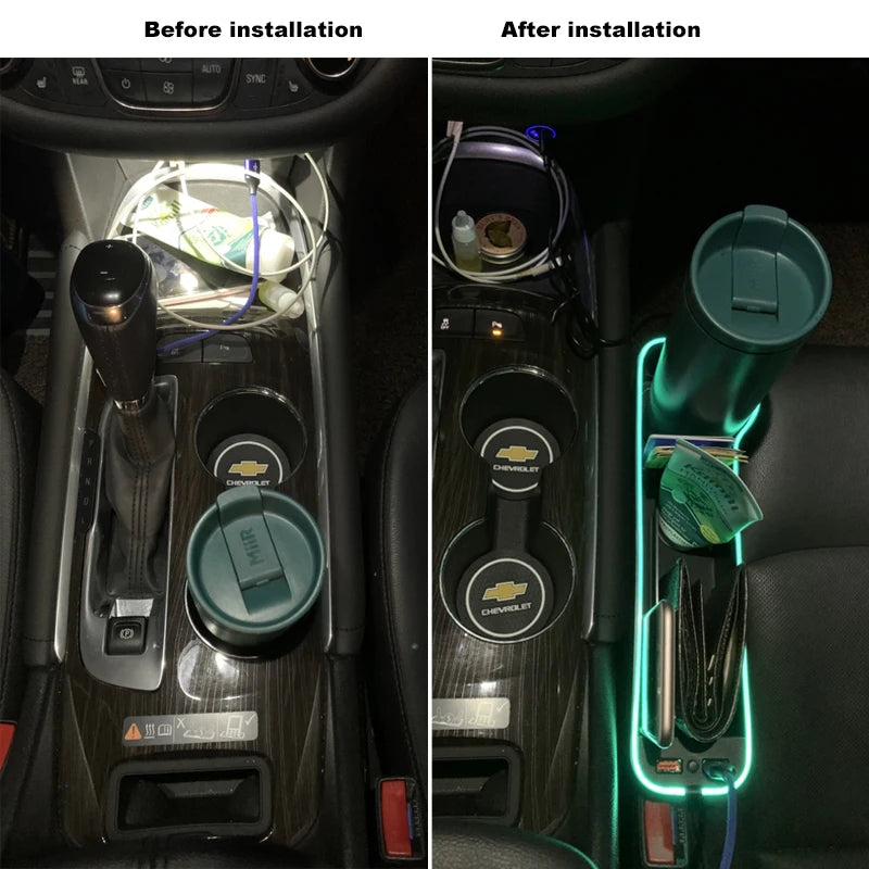 LED Car Seat Gap Filler Organiser