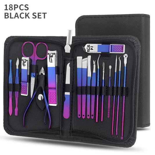 9 Or 18 Piece Manicure Set