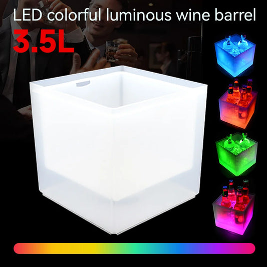 3.5L Square LED Ice Bucket