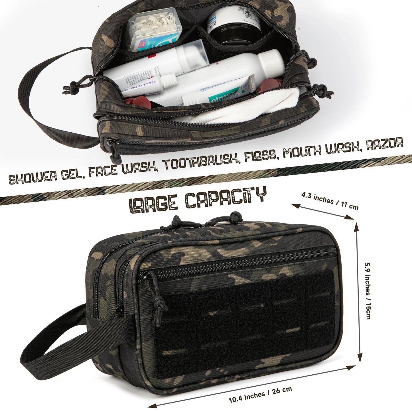 Tactical Toiletry Bag For Men
