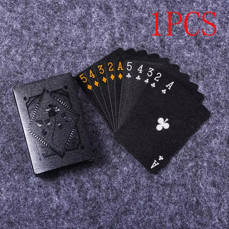 Waterproof Black Playing Cards