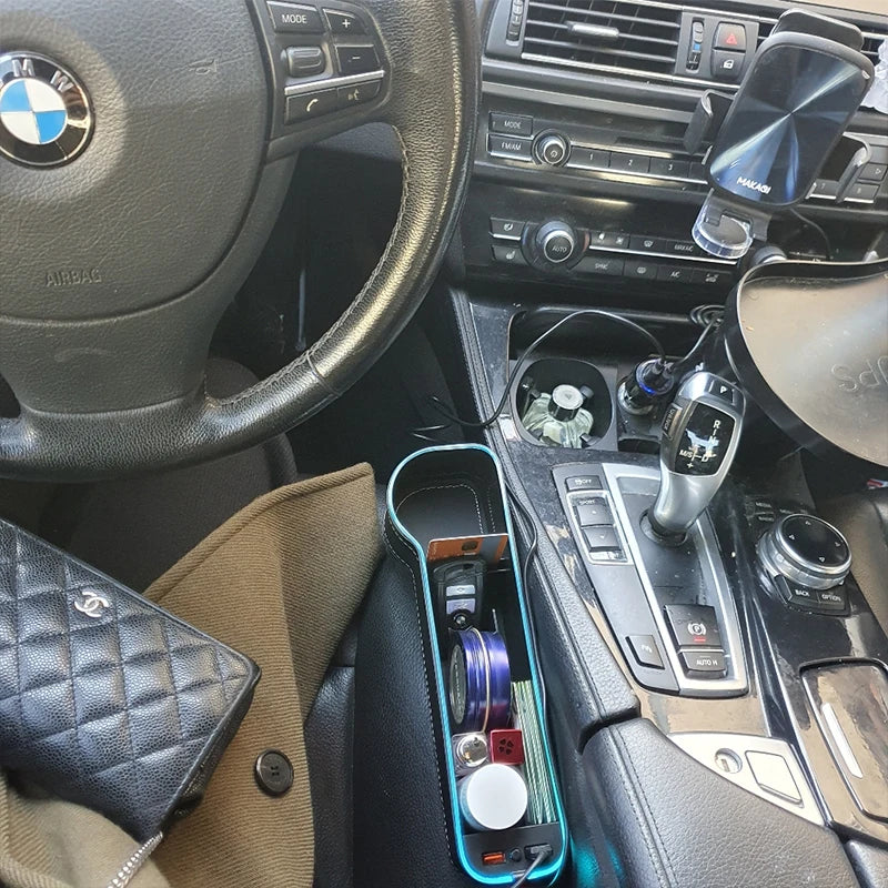 LED Car Seat Gap Filler Organiser
