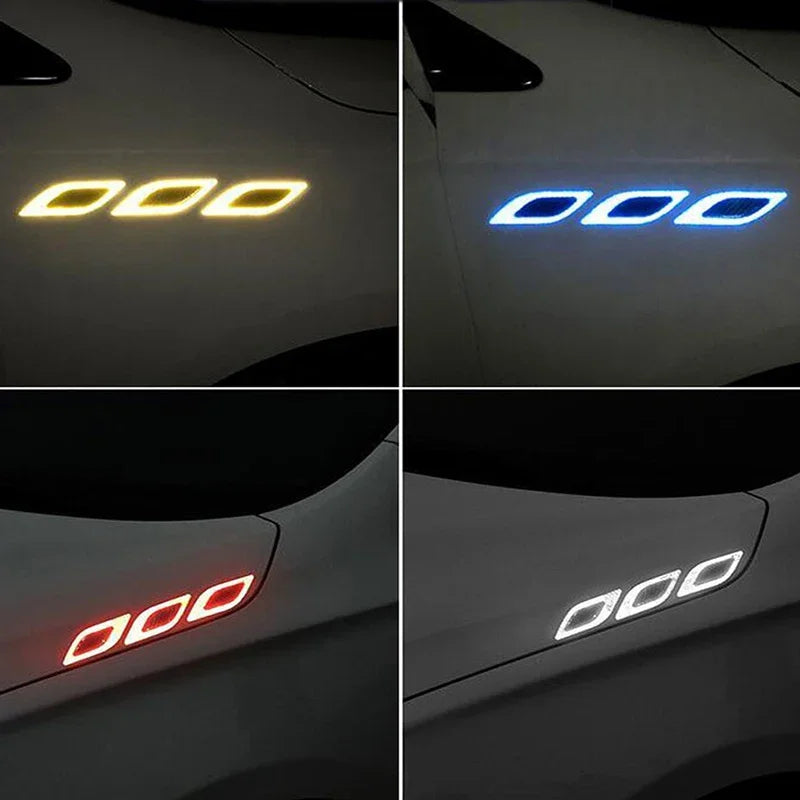 Anti-Scratch Carbon Fiber Reflective Car Decals