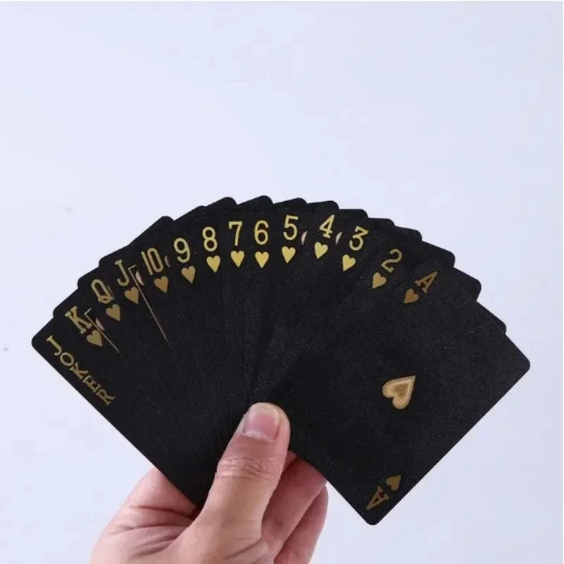 Waterproof Black Playing Cards