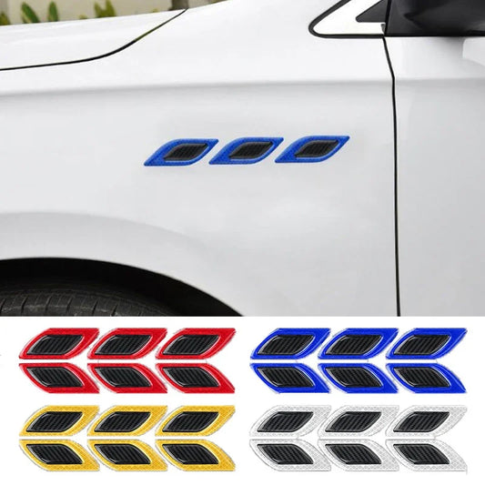 Anti-Scratch Carbon Fiber Reflective Car Decals